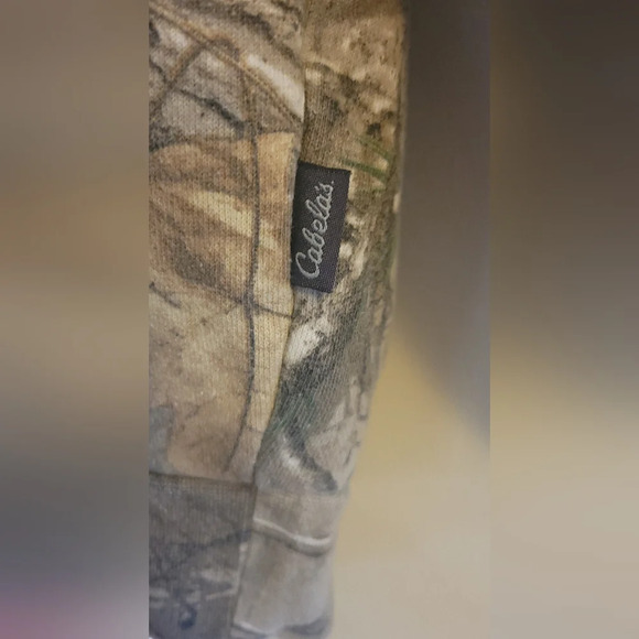 Cabela's Outfitters RealTree Xtra Camo Youth Hoodie Sweatshirt Size Medium - Picture 11 of 14